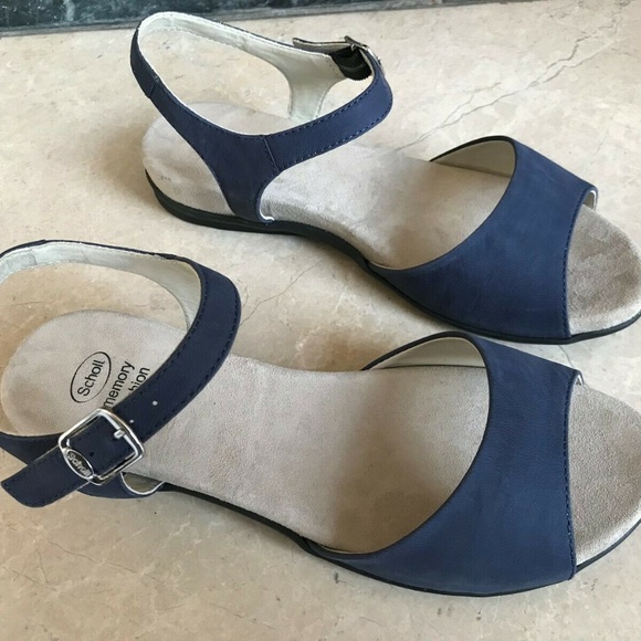 Dr. Scholl's Shoes - Scholl Women Sandal Shoes memory Cushion Blue uppe